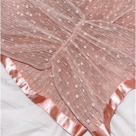 Swiss Dot Puff Sleeve Top - Picture 2 of 3